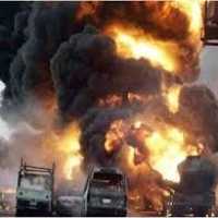 Fuel Tanker Crash at Adubinso Kills Driver, Injures Mate and Destroys Seven Shops in Fire